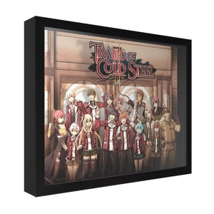 Trails of Cold Steel 2 Shadow Box: Handmade Gamer Wall Art