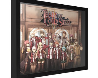 Trails of Cold Steel 2 Shadow Box: Handmade Gamer Wall Art