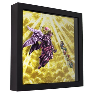 Final Fantasy VI (Kefka Battle) - 3D Shadow Box for Gamers | Handmade Wall Art | Unique Gaming Gift | Retro Video Game Decor | Gaming Room