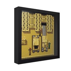 Metal Gear 2: Solid Snake - 3D Shadow Box for Gamers | Handmade Wall Art | Unique Gaming Gift | Retro Video Game Decor | Gaming Room