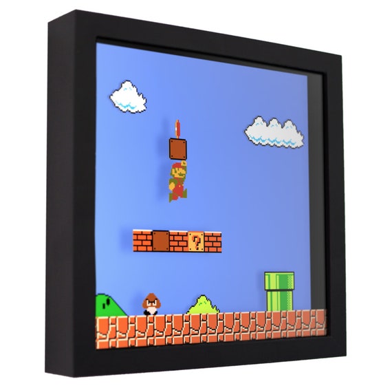 Super Mario Bros. 3 p-wing Mario 3D Shadow Box for Gamers -  Denmark