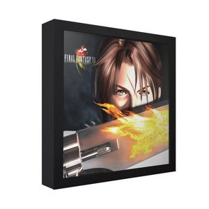 Final Fantasy VIII 3D Shadow Box: Handmade Gaming Wall Art
