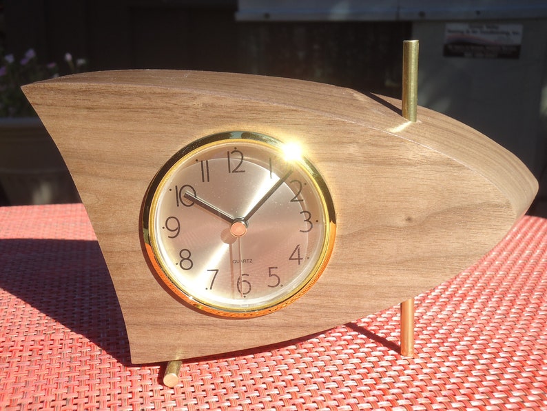 Mid Century Modern Boomerang Clock