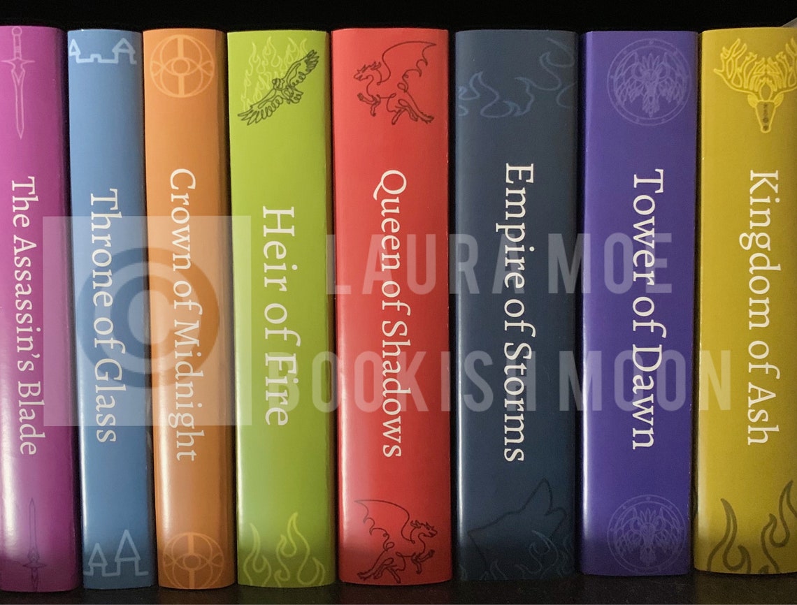 Throne of Glass Paperback Dustjackets Etsy