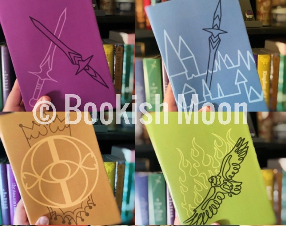 Throne of Glass Paperback Dustjackets Etsy