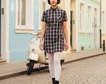 Jeggae Dress *Alicia* Skingirl/Mod/1969 Button Down!