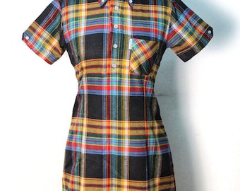 Jeggae Dress *Milton* Skingirl/Mod Girl/Reggae Girl Button Down!