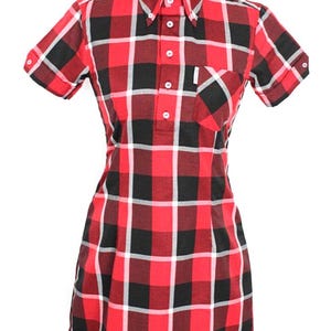 Jeggae Dress *Evelyn* Skingirl/Mod Girl/Reggae Girl Button Down!