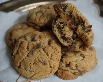Brown butter chocolate chip cookies