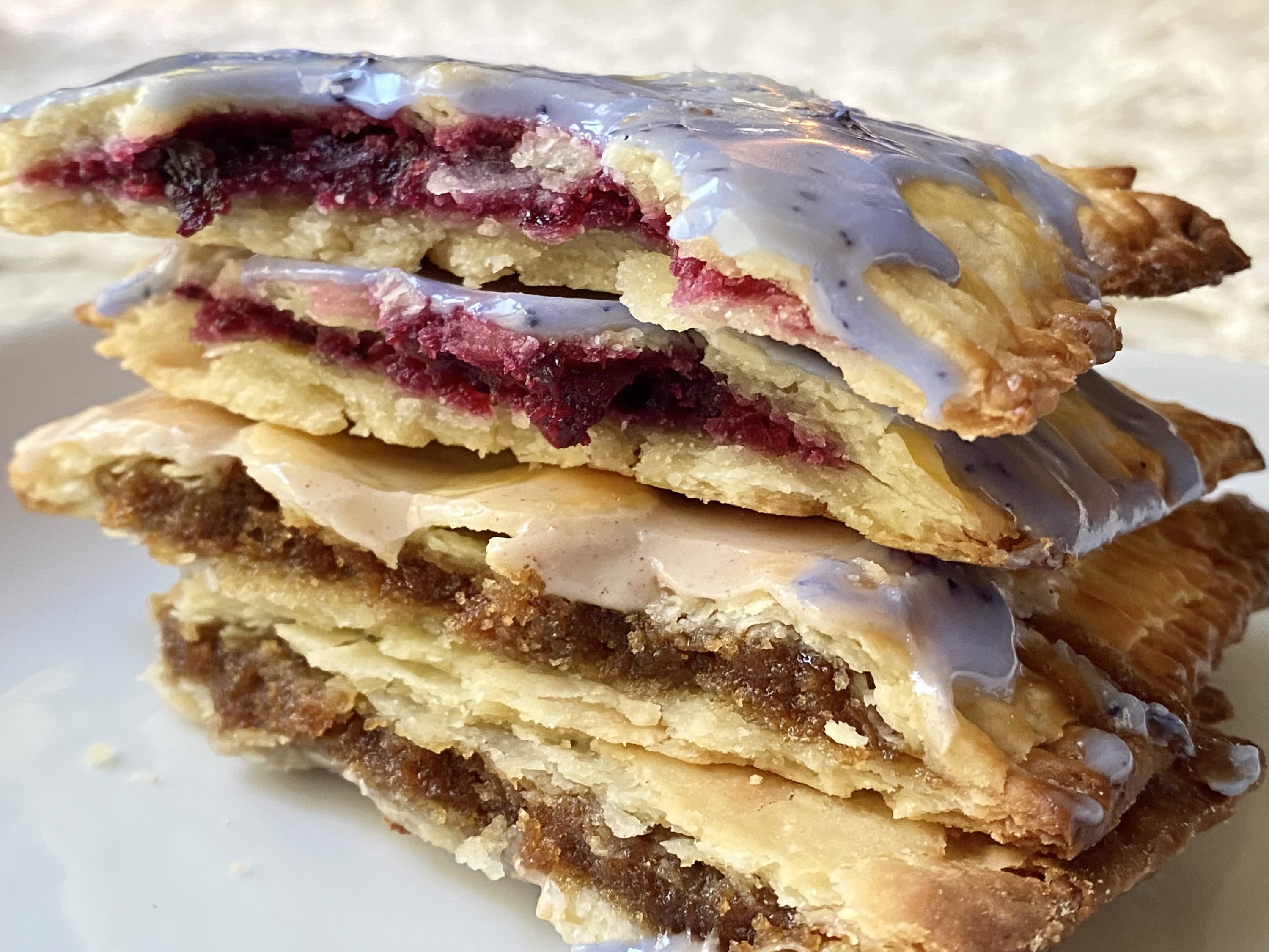 Gourmet Pop Tarts: Scratch-Made Pastry, Berry & Brown Sugar Filling (Box of 4)