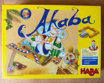 Vintage Y2K Board Game by HABA Akaba Flying Carpet Children's Game