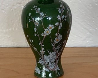 MINIATURE Japan Plum Blossom Vase Franklin Mint 1980's.
