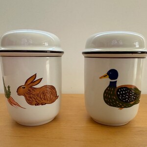 Villeroy and Boch Vintage Design Naif Salt and Pepper Animal Shakers