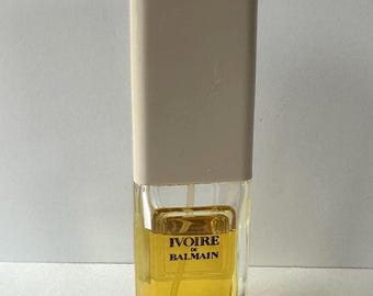 Ivoire de Balmain Vintage 1989 Perfume Bottle with Perfume