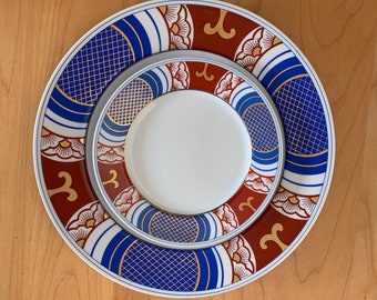 Fitz and Floyd "Nishiki" Dinner and Bread Plate