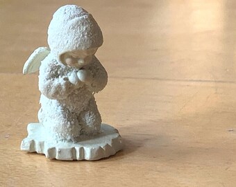 Dept 56 SnowBabies "Now I Lay Me Down To Sleep" Pewter Miniature Retired Figurine