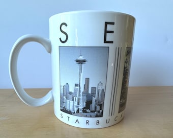 Starbucks 2003 Coffee Company Barista Seattle Skyline Series 16 oz. Mug