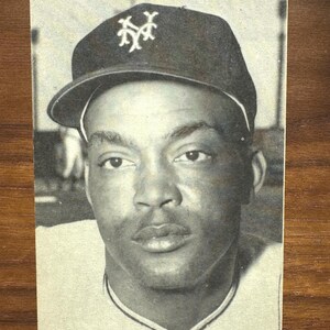 RPPC Monte Irvin TCMA 1970s New York Yankees Unposted Postcard