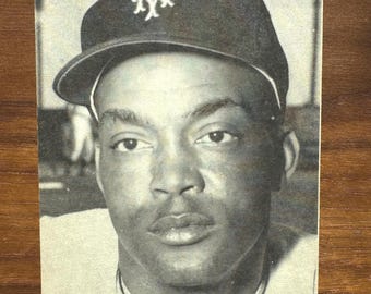 RPPC Monte Irvin TCMA 1970s New York Yankees Unposted Postcard