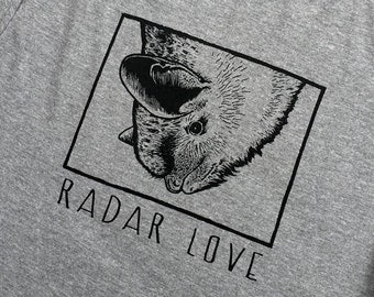 RADAR LOVE Indiana Brown Bat T-Shirt Tank little brown bat conservation nature pollinator ecology biology zoology chiropterologist