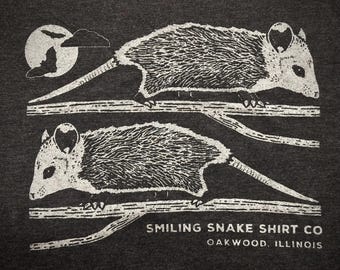 Baby Opossums Shirt - Virginia Possum - Conservation - Nature - Smiling Snake Shirt Company - MEN