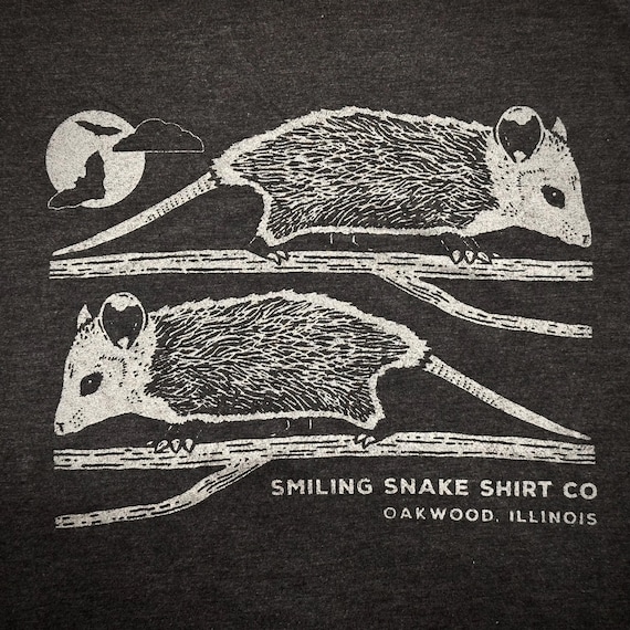 Baby Opossums Shirt - Virginia Possum - Conservation - Nature - Smiling Snake Shirt Company - MEN