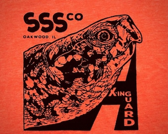 XING Guard Shirt - Eastern Box Turtle - Crossing – Nature – Conservation – Smiling Snake Shirt Company - WOMEN