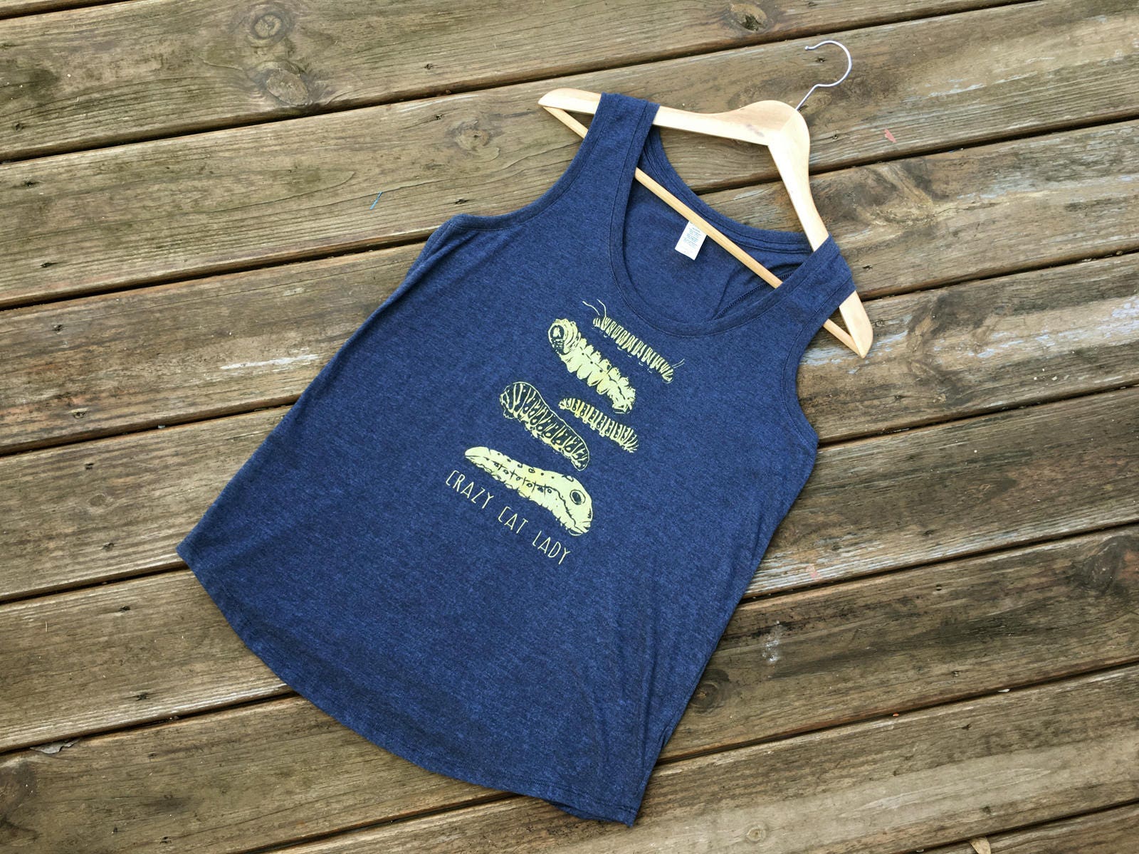 マーク CATERPILLAR CAT Ladies Crazy Cat Lady - Caterpillar - Shirt - Black Swallowtail - Luna