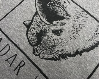 RADAR LOVE Shirt - Indiana Brown Bat - Little Brown Bat - Conservation - Nature - Pollinator - Ecology - Smiling Snake Shirt Company - WOMEN