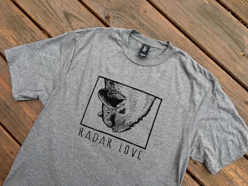 RADAR LOVE Indiana Brown Bat T-Shirt Tank little brown bat conservation nature pollinator ecology biology zoology chiropterologist image 1