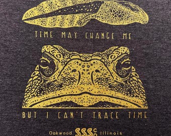 CHANGES Shirt - American Toad - Tadpole - Metamorphosis - Bowie - Conservation - Nature - Smiling Snake Shirt Company - MEN