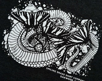 ZEBRA SWALLOWTAILS - Shirt -  Hognose Snake - Butterfly - Nature - Conservation - Smiling Snake - WOMEN