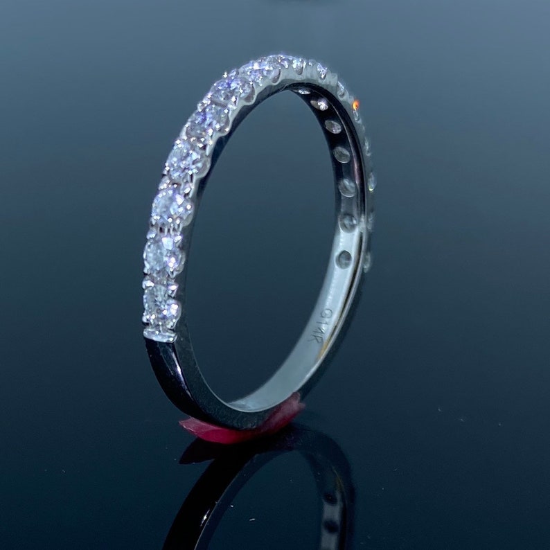 06 Karat natürliche Diamant 14 k Weißgold Ehering / 16 g Etsy 06 Karat natürliche Diamant 14 k Weißgold Ehering / 16 g Etsy