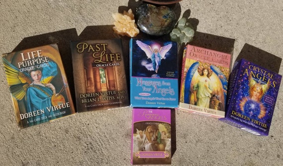 Angel Oracle 3 Cards Reading With Laminated Replica Cards Given Using Doreen Virtue Angel Oracle Card Decks Artist Trading Cards Art Collectibles Delage Com Br