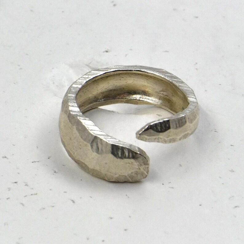 Sterling silver ring,modern ring,women/'s ring,ring for her,contemporary,thick silver ring,adjustable ring,ring for him,men/'s ring