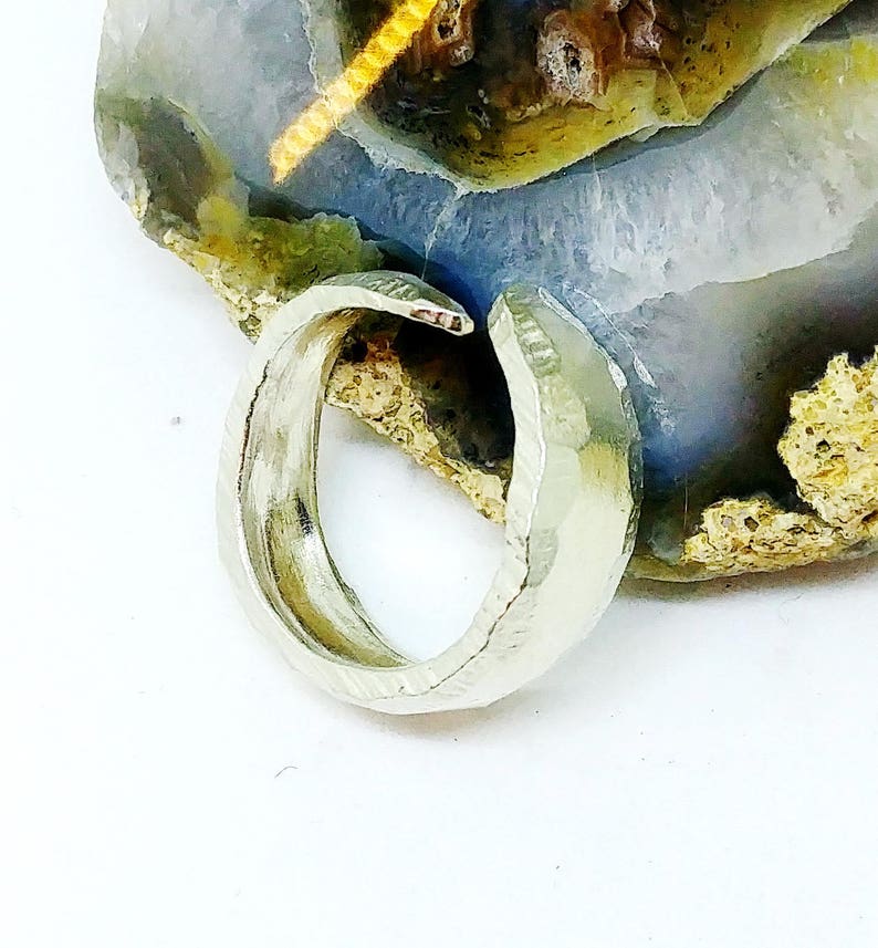 Sterling silver ring,modern ring,women/'s ring,ring for her,contemporary,thick silver ring,adjustable ring,ring for him,men/'s ring