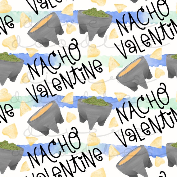 Boy Digital Paper, Valentines Day Digital Paper, Seamless File for Fabric Printing, Nacho Valentine Seamless Pattern, Digital Download
