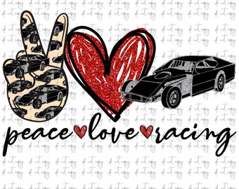 Download Peace Love Racing Etsy