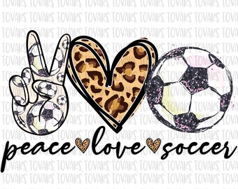 Love Soccer Svg Etsy