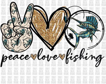 Free Free 238 Peace Love Fishing Svg SVG PNG EPS DXF File