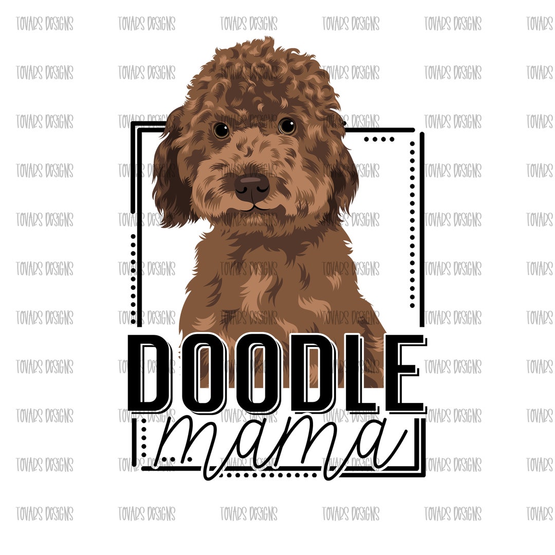 Doodle Mama Dog PNG File: Sublimation Design (digital Download) - Etsy