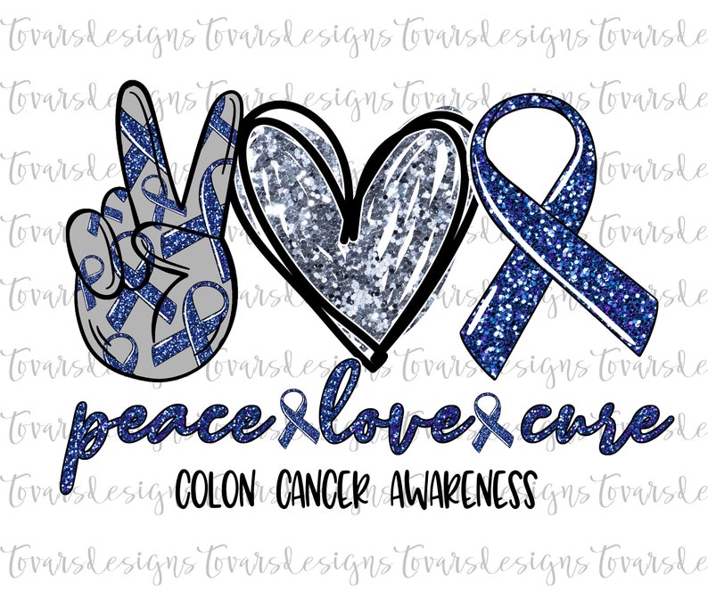 Peace love Cure Sublimation Png Digital Download Colon ...