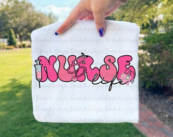 Pink Nurse Life PNG Design: Nurse Sublimation (Digital Download)