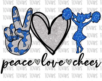 4X6 PEACE LOVE CHEER bragbook album personalized 