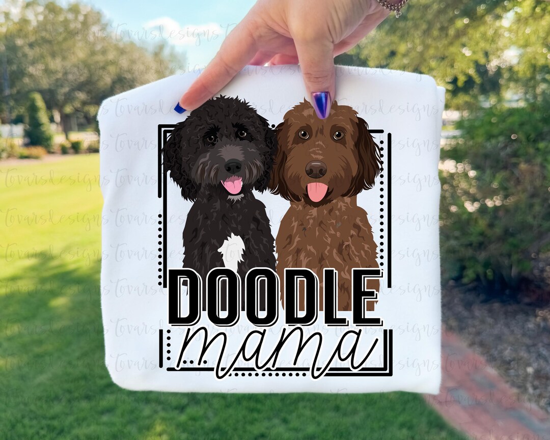 Doodle Mama Png, Cute Dog Mom Sublimation Design, Doodle Dog Clipart ...
