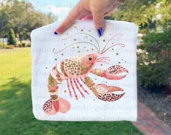 Crawfish PNG: Preppy Sublimation Design (Digital Download), 2 files included