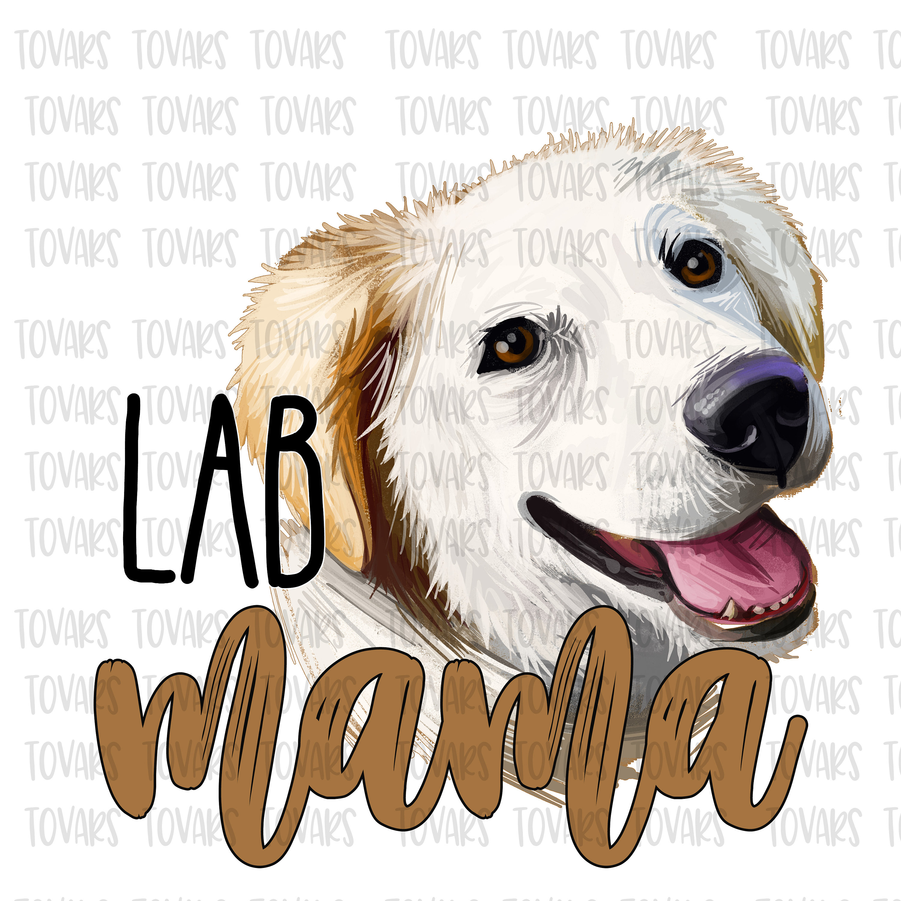 Lab Mama PNG File: Lab Dog Sublimation Design (digital Download) - Etsy