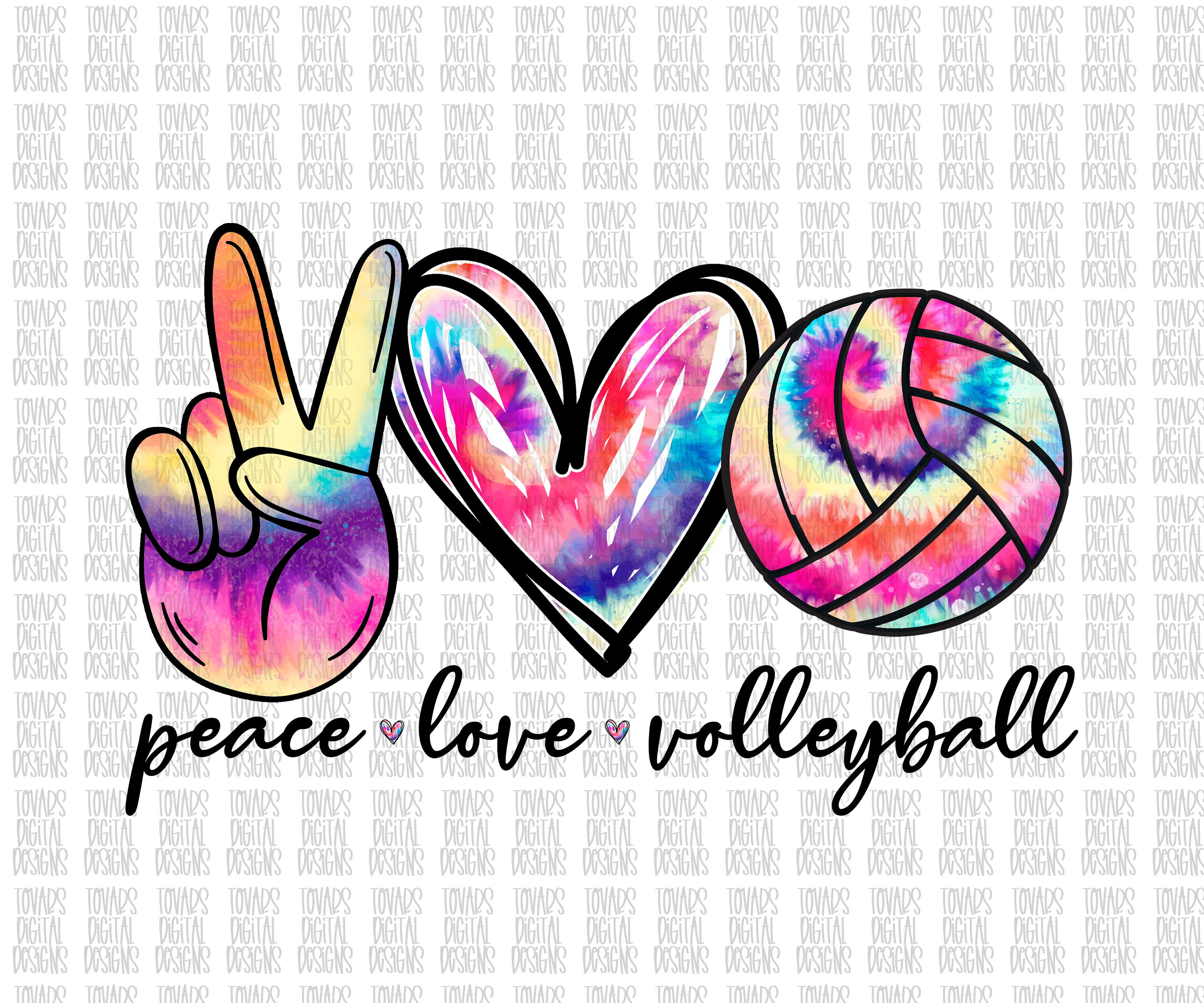 T-Shirt Volley-ball Tie Dye Coloré | Pour Filles Adolescentes | Coupe Classique Léger