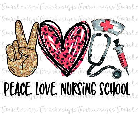 Free Free 87 Peace Love Nurse Svg SVG PNG EPS DXF File