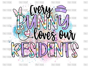 Osterhase liebt Bewohner PNG: Sublimation Download (Digitaler Download)
